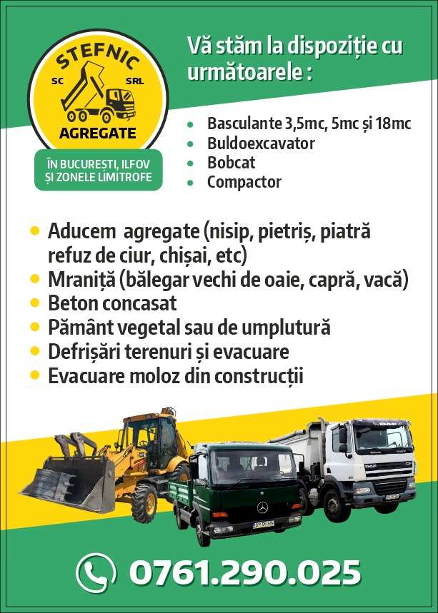 Stefnic Agregate  - Servicii la domiciliu din Sector 6
