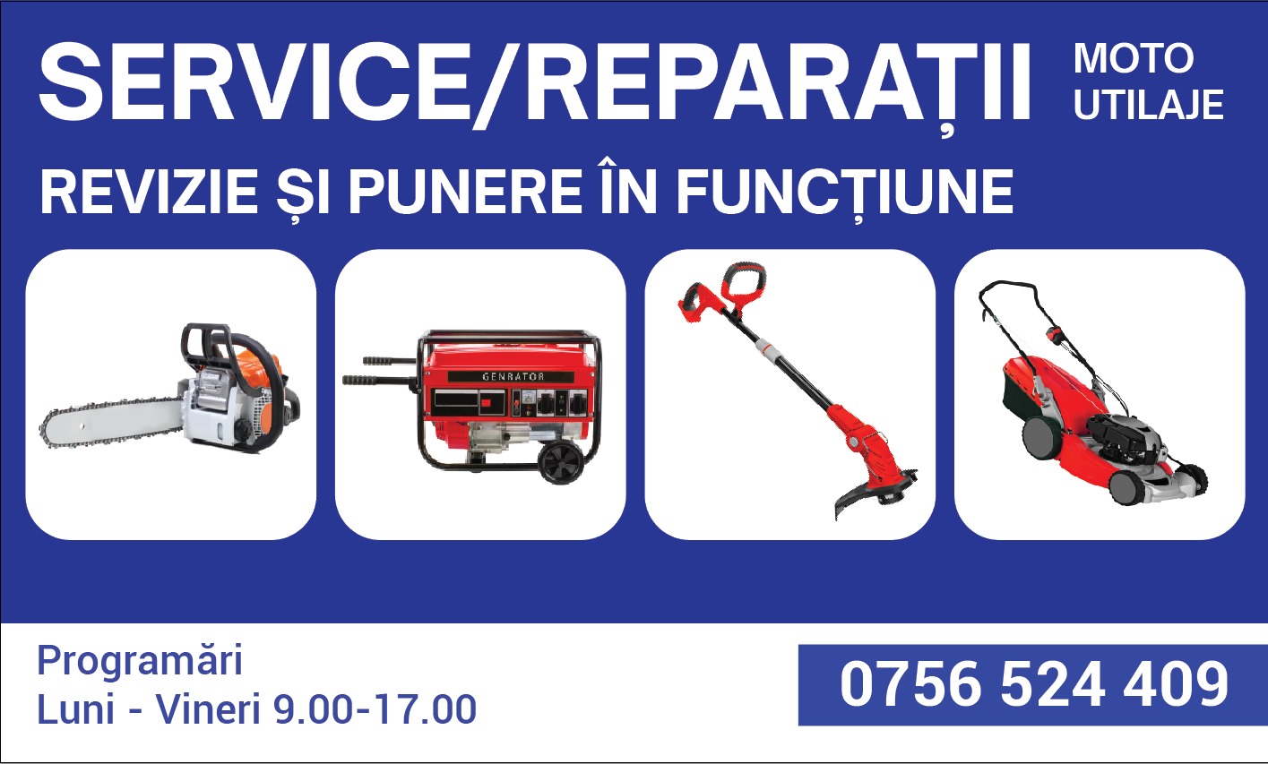 Reparații motoutilaje servisce - Reparații Tehnice din Sânpetru