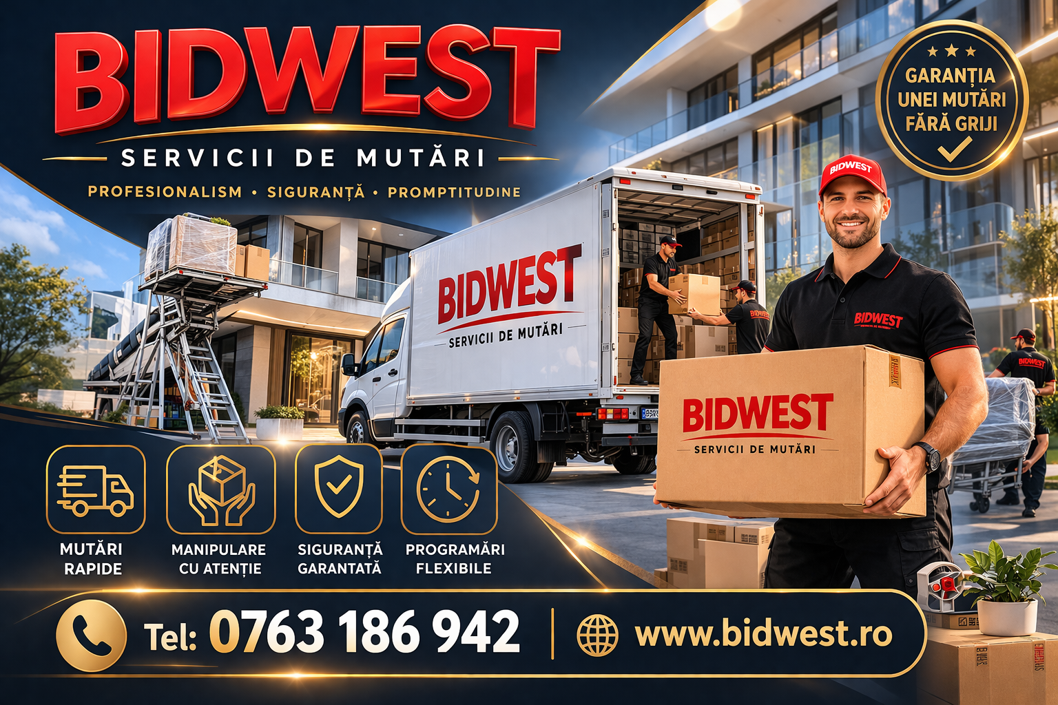MUTARI IEFTINE BUCUREȘTI  BIDWEST