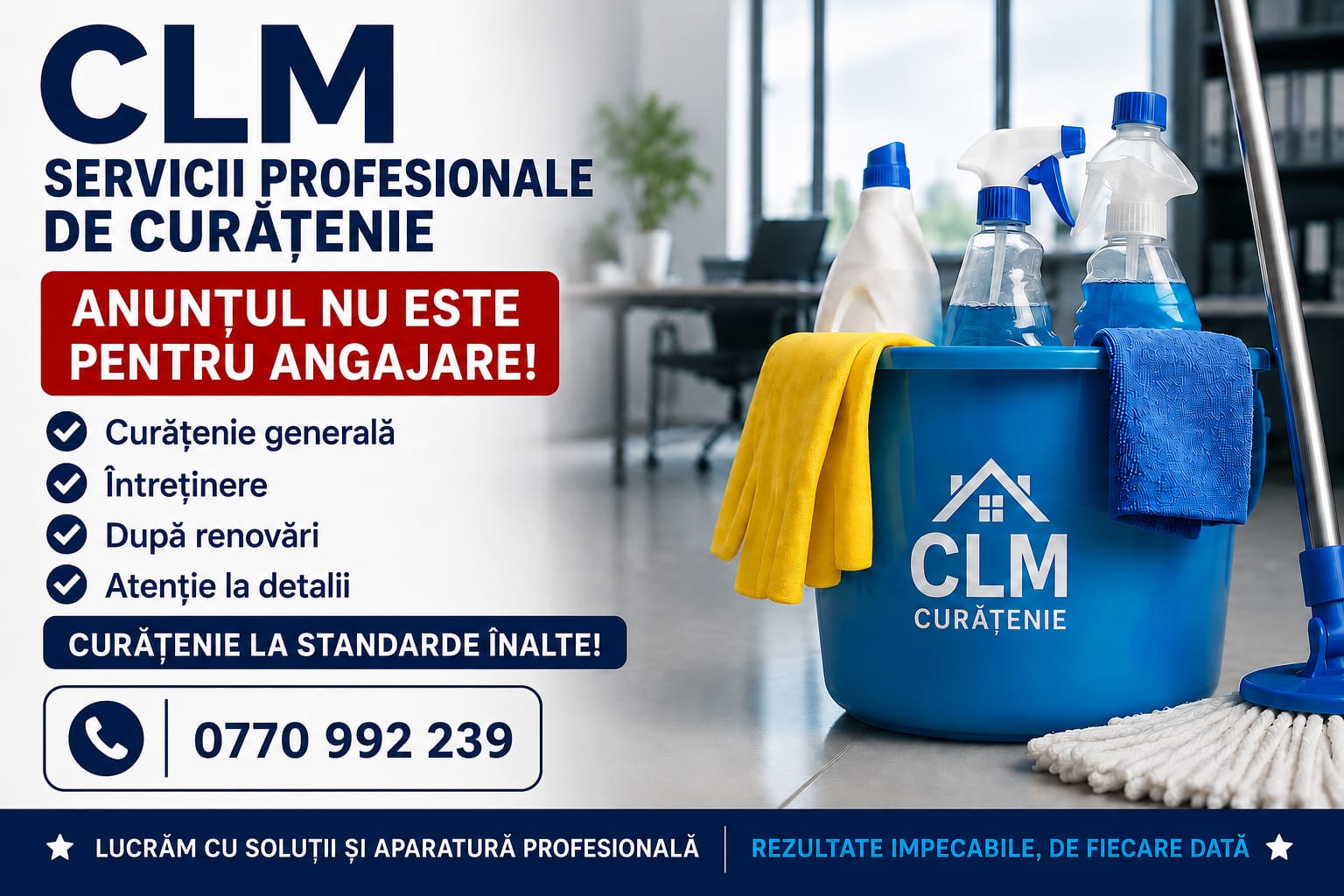 CLM curatenie profesionala  - Servicii la domiciliu din Sector 2
