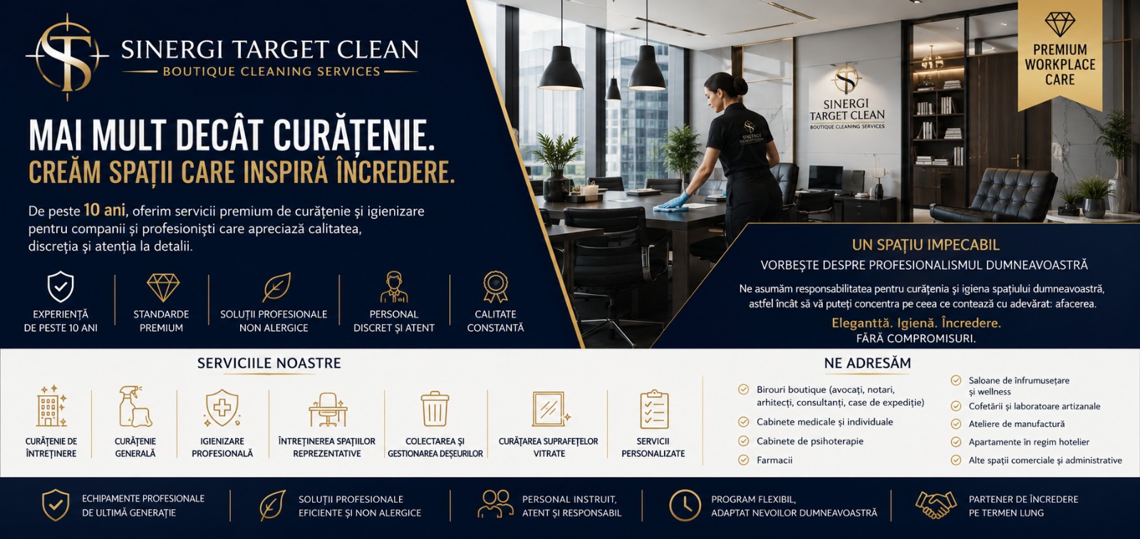 Sinergi Target Clean SRL - Servicii la domiciliu din Popeşti Leordeni