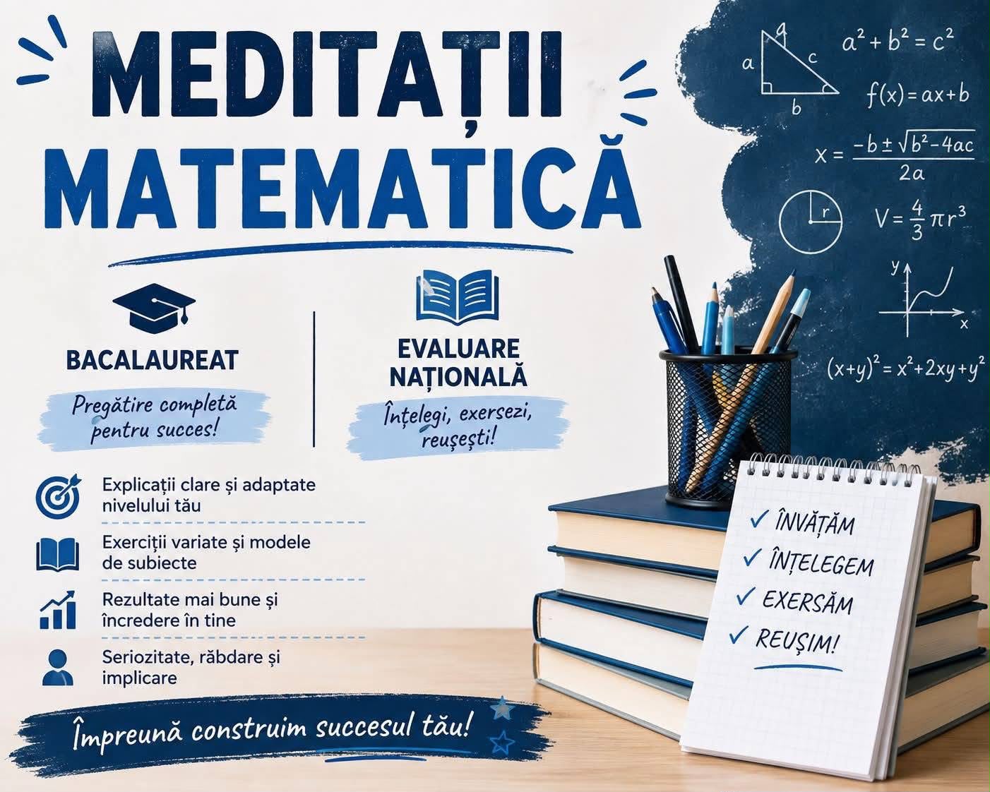 Maria- meditatii BAC & Evaluare Nationala - Meditații și Cursuri din Craiova
